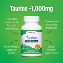DOCTORS' PREFERRED Taurine Supplement - 1,000 mg/Serving | 60 Vegan Capsules 5