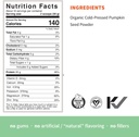 Sprout Living Organic Pumpkin Seed Protein Powder, Unflavored, 20 Grams of Plant Based Protein Powder Without Artificial Sweeteners, Non Dairy, Non-GMO, Vegan, Gluten Free (1 Pound, 15 Servings) 5