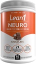 Lean1 Neuro Chocolate, Mental Energy Drink, 15 Serving tub by Nutrition53 2