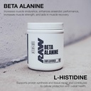 RAW Beta Alanine Powder, Unflavored (60 Servings) - Pre-Workout Powder for Men & Women - Beta Alanine Supplement for Workout Endurance - Preworkout Beta Alanine Powder for Reduced Muscular Fatigue 4