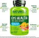 NATURELO Eye Vitamins - AREDS 2 Formula Nutrients with Lutein, Zeaxanthin, Vitamin C, E, Zinc, Plus DHA - Supplement for Dry Eyes, Healthy Vision, Eye Support - 60 Vegan Capsules (Pack of 2) 3