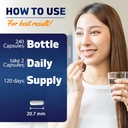 Vitamatic Glucosamine Sulfate Supplement, 1500mg, 120 Servings, 240 Capsules 4