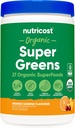Nutricost Organic Super Greens Powder (30 Servings) Orange Sunrise Flavor - Superfood Supplement Drink Mix 2
