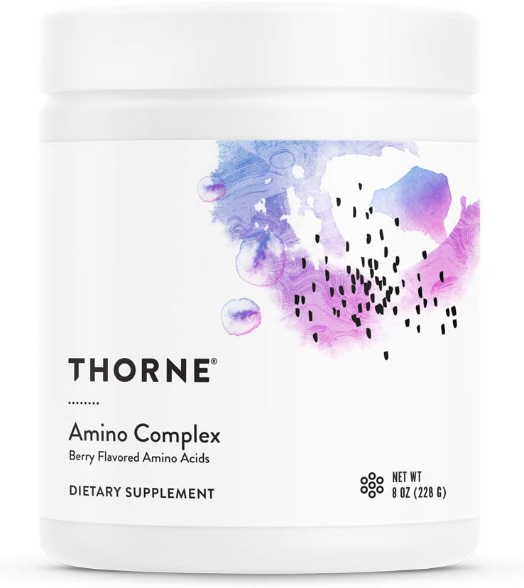 THORNE - Amino Complex Bundle - Promotes Lean Muscle Mass and Energy Production - Lemon & Berry Flavors 6