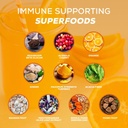 Organifi Immunity - Organic Superfood Immunity Support - 15 Single Serve Packets - Immunity Powder for T Cell Production and Upper Respiratory Health - Mushroom Beta Glucans, Vitamin C, D and Zinc 5