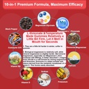 900mg Magnesium Complex 65 Raspberry Gummies, Sugar Free Magnesium Glycinate & L-Threonate Potassium Supplement with Vitamin D, B6, CoQ10 for Relaxation 3