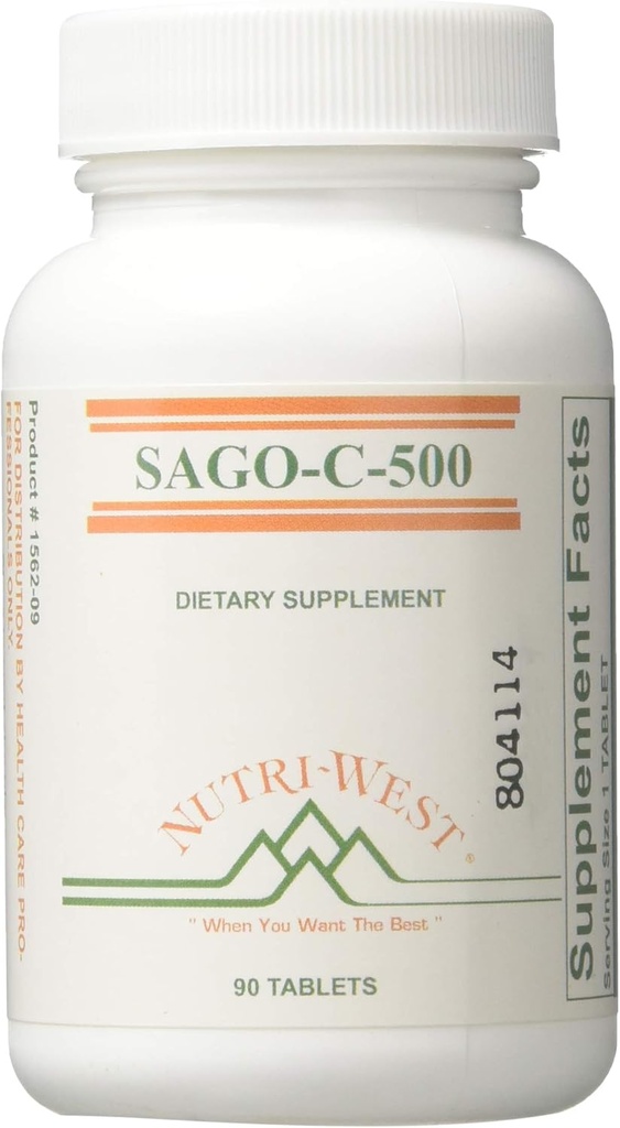 Nutri-West - Sago-C-500 90 Tablets 2