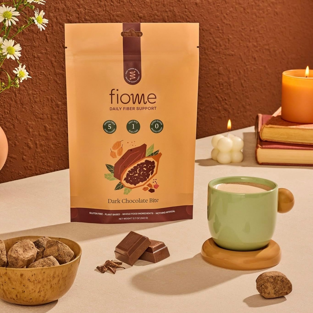 Fiber Supplement - 5g Daily Fiber Bite - Supports Regularity, Digestion and Gut Health - All Natural Ingredients, Peanut Butter Cacao Flavor, 30 Servings 3