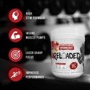 5% Nutrition Rich Piana Reloaded High Stim Pre-Workout | Ultra Energy, Focus, Pumps, Power & Endurance | Citrulline, GlycerSize, Nitrosigine, Creatine, Choline, Huperzine A (Blue Raspberry) 4