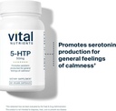 Vital Nutrients 5-HTP 50mg (5-hydroxytryptophan) | Vegan Serotonin Support Supplement* | Sleep and Stress Support | 5HTP and Vitamin B6 | Gluten, Dairy, Soy Free | Non-GMO | 60 Capsules 6