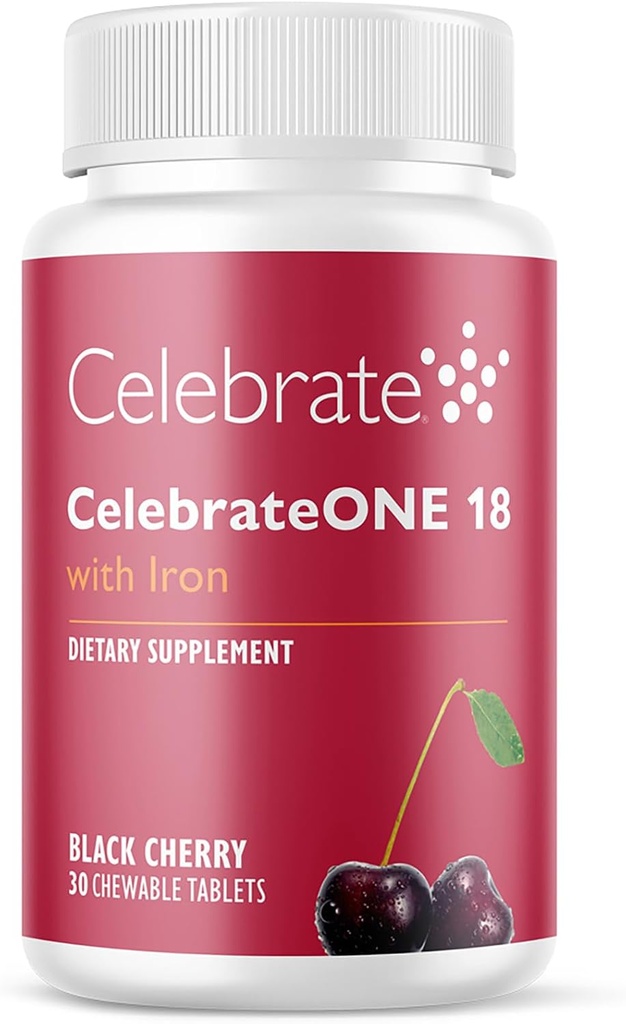 Celebrate Vitamins CelebrateONE Bariatric Multivitamin 18mg Iron & Balance Probiotic + Prebiotic Capsules Bundle – Supports Digestive Health, Iron Levels, & Maximum Nutrient Absorption for Bariatric P 3
