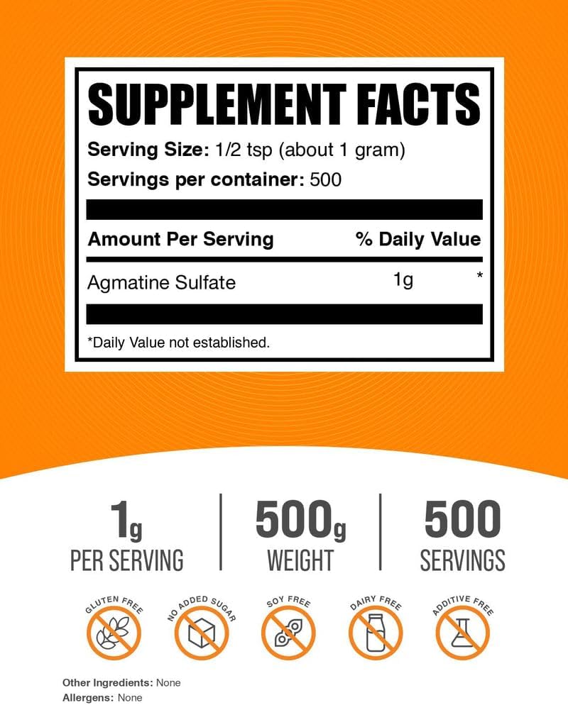 BulkSupplements.com Folic Acid Powder - Folate Supplement, Vitamin B9 - Gluten Free, 480mcg per Serving, 500g (1.1 lbs) (Pack of 1) 3