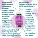 Smarter Skin, Nourishing Skin Health Within, Triple Combination of Polypodium Leucotomos Extract, FloraGLO, Verbasnol, 60 Vegan Capsules 6