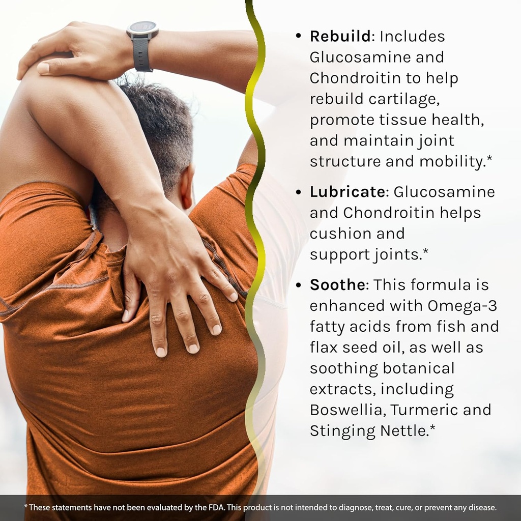 Irwin Naturals 3-in-1 Joint Formula - Powerful Joint Support Supplement with Glucosamine, Chondroitin, Turmeric & Boswellia - 90 Liquid Softgels 5