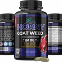 Horny Goat Weed Extra Strength -120 Capsules w. Maca, L-Arginine, Ginseng - Boost Desire, Performance, Stamina, Energy, Non-GMO Formula, 120 Capsules 2