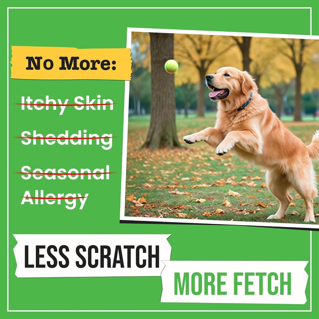 Omega 3 Fish Oil for Dogs & Cats - Made with Wild Alaskan Salmon Oil; Liquid Fish Oil Supplement for Pets with Omega 3 EPA+DHA Fatty Acids; Real Ingredients, Real Taste — Trusted by Vets! 4