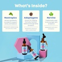 JoySpring Genius Drops - Organic Focus Drops for Kids | Clinically Proven Focus Supplement Helps Kids Perform Better in School | Liquid Herbal Supplement with Ginkgo Biloba (4 fl oz) 120 Servings 3