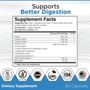 Labs Natural Digestive Enzymes & Probiotic Supplement for Adults, 60 Capsules - Nutritious Blend of Digestive Enzymes & Advantage Probiotic for Digestion & Digestive Health. 4