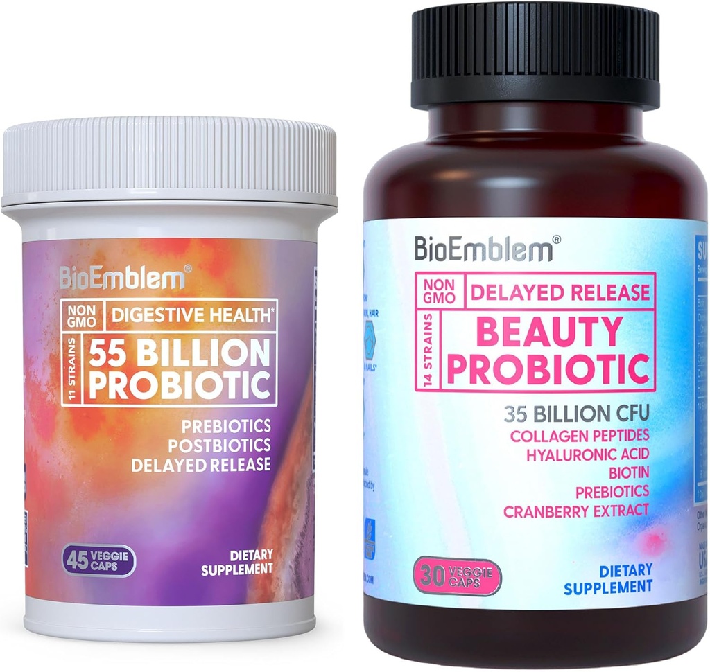 BioEmblem Beauty Probiotics for Women & Probiotics for Women & Men 2