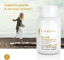 Biogena Vitamin B Complex Capsules with All 8 b-Vitamins B1, B2, B6, B12, folate, niacin, biotin and pantothenic Acid to Support Psyche & Nervous System** - Neuro B-Formula Active Gold 5