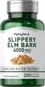 Piping Rock Slippery Elm Bark Capsules | 4000mg | 200 Pills | Herb Supplement for Women and Men | Non-GMO, Gluten Free 2