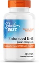 Doctors Best Enhanced Wild Caught Antarctic Krill (Superba2) Plus Omega-3s, Supports Heart & Brain Health, Non-GMO, Gluten Free 60 Softgels 2