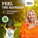 Wild & Organic Turmeric Ginger Tincture 4 fl oz & Green Tea Tincture 4 fl oz 5