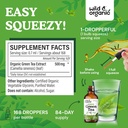 Wild & Organic Turmeric Ginger Tincture 4 fl oz & Green Tea Tincture 4 fl oz 6