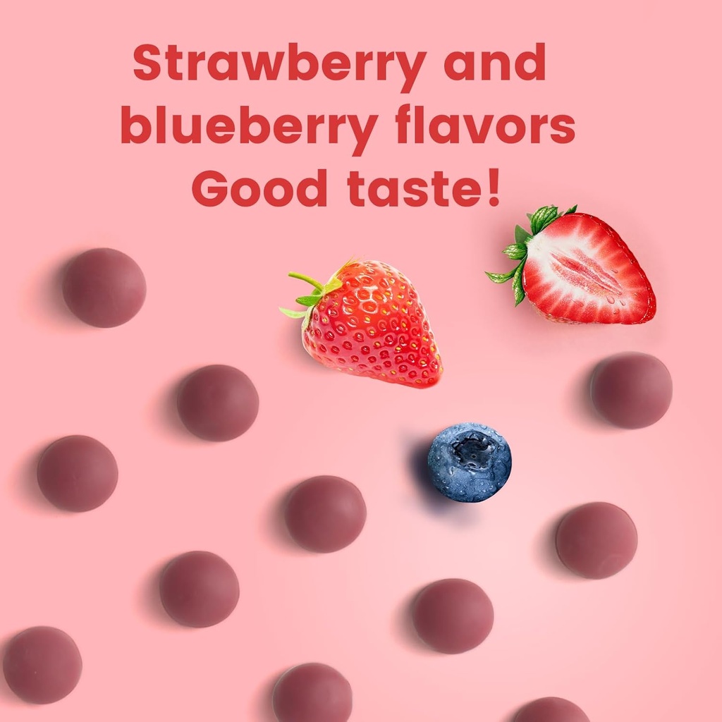 Nature's Key Women's Strawberry Flavored Multivitamin Gummies, 90 Count, Immune Support, 18 Essential Vitamins, Niacin, Pantothenic Acid, Biotin, Calcium & Folic Acid 4