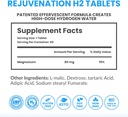 DRINK HRW Rejuvenation Molecular Hydrogen Water Tablets: 12 ppm H2 - Hydrogen & Magnesium Supplement, Supports Energy Production, Recovery, Cognitive Function (Unflavored 60ct) 3
