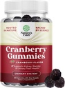 Natural Cranberry Gummies for Women and Men - Extra Strength Delicious Antioxidant Cranberry Chews for Urinary Tract Health Kidney Support Bladder & Immune Health - Vegan Gluten & Gelatin Free 2