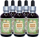 Kava Kava (Piper Methysticum) Glycerite, Dried Root Alcohol-Free Liquid Extract (Brand Name: HerbalTerra, Proudly Made in USA) 32 fl.oz (0.95 l) 5