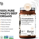 First Light Farms Freeze-Dried Wagyu Beef Organ Supplement Grass-Fed | 180 Capsules | Whole Food Nutrition with Liver, Heart, Kidney & Spleen | Beef Organ Complex, Certified Humane 5