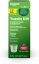 Basic Care Tussin Cough Plus Chest Congestion DM Syrup, Raspberry Flavor, 8 fl oz (Pack of 1) 2