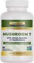 Nature's Lab Mushroom 7 Organic Blend - Benefits The Immune System, Cell Function and Endurance - 90 Capsules (45 Servings) 2