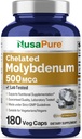 NusaPure Chelated Molybdenum 500 mcg 180 Vegetarian Caps (Vegan, Non-GMO) 2