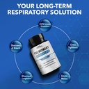 Pulmonary Miracle COPD Relief and Lung Detox Capsules to Clear Lungs & Aid Breathing - Lung Support Supplement with Vinitrox & GABA for Long-Term Cough & Respiratory Relief, 60 Caps 4