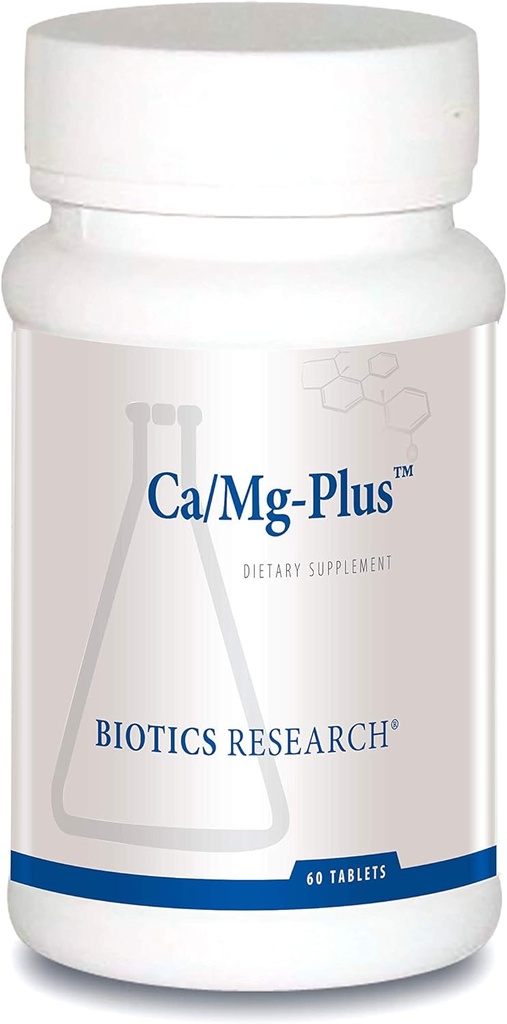 Biotics Research CaMg-Plus Calcium Magnesium Supplement with Parathyroid, Aids in Bone and Dental Health, Muscle Relaxation, Supports Cardiovascular Health, Thyroid Support 60 Tablets 2