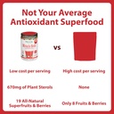 MacroLife Naturals Miracle Reds Superfood Supplement Powder Antioxidants Polyphenols Enzymes Probiotics - Raw Non-GMO Organic Vegan Gluten & Dairy Free (30 Servings) 5