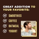 32oz Vanilla Bone Broth Protein Powder From Grass Fed Beef - Non-GMO Ingredients, Gut-Friendly, Low Carb Dairy Free Protein Powder - Natural Collagen Source For Joint Support - Keto Friendly 6