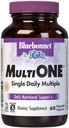 Bluebonnet Nutrition Mult One (with Iron), Daily Nutritional Support*, Vegetarian Friendly, Kosher Certified, Gluten-Free, Dairy-Free, 60 Vegetable Capsules, 60 Servings 2