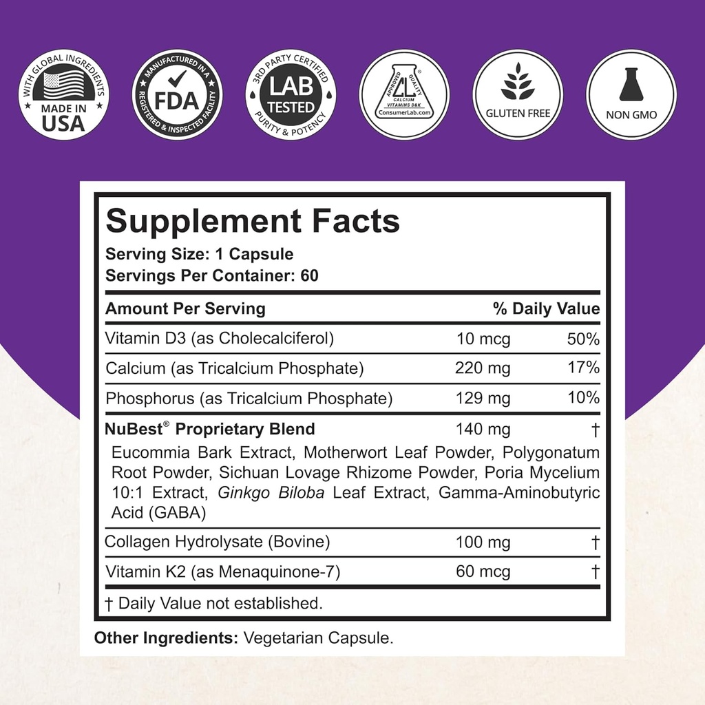 NuBest Tall 10+ - Advanced Bone Strength Formula - Supports Immunity, Healthy Development & Optimal Wellness - for Children (10+) & Teens Who Drink Milk Daily - Pack 2 | 2 Months Supply 5
