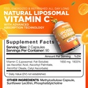Nutrivein Premium Liposomal Vitamin C 1650mg & Liposomal Glutathione Bundle - High Absorption Ascorbic Acid Plus Master Antioxidant & Liver Cleanse - Non-GMO, Vegan/Vegetarian - 180 + 60 Capsules 4