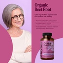 USDA Organic Beet Root with Black Pepper (2 Pack), 1350mg Organic Beet Root Powder, Dietary Supplement, 120 Tablets Each (240 Total) 3