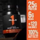 Rule 1 R1 Protein Whey Isolate - with 25g Protein & 6g BCAA Exclusively from Isolated & Hydrolyzed Sources for Workout Recovery (2 Pounds*, Orange Dreamsicle) 6