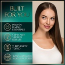 WILD FUEL Iron Supplement for Women with Folic Acid and Liquid Collagen Peptides with Biotin Female Health and Beauty Bundle 5