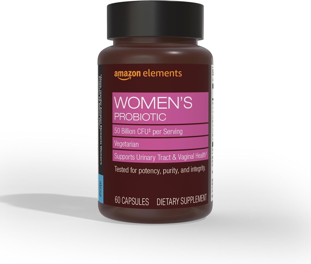 Elements Women's Probiotic 50 billion CFU per serving, vegetarian, Supports Urinary Track and Vaginal Health, 60 capsules 2