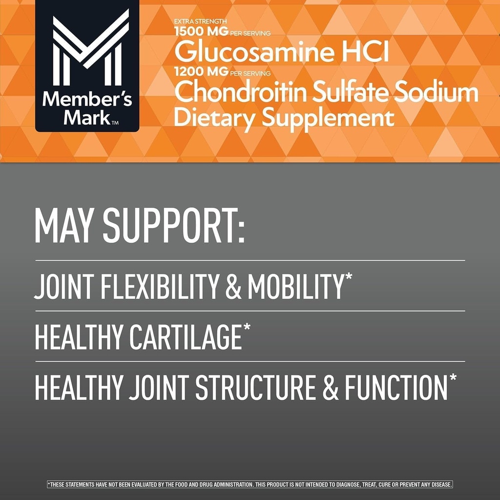 Members Mark Triple Strength Glucosamine Chondroitin (340 Count) 6