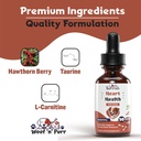 Dog Heart Health - Helps to Support Cardiovascular Function & Overall Heart Health - Dog Heart Supplements - Heart Supplements for Dogs - Cardiac Support for Dogs - Heart Health for Dogs - 1 fl oz 6