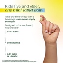 MegaFood Kids One Daily Multivitamin - Convenient Mini Multivitamin for Kids - with Zinc, Vitamins C, B & D - Vegetarian, Gluten Free, Non GMO - 30 Tablets, 30 Servings 6